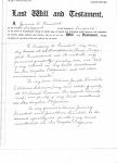 Copy of a Will - England or Wales or Scotland 